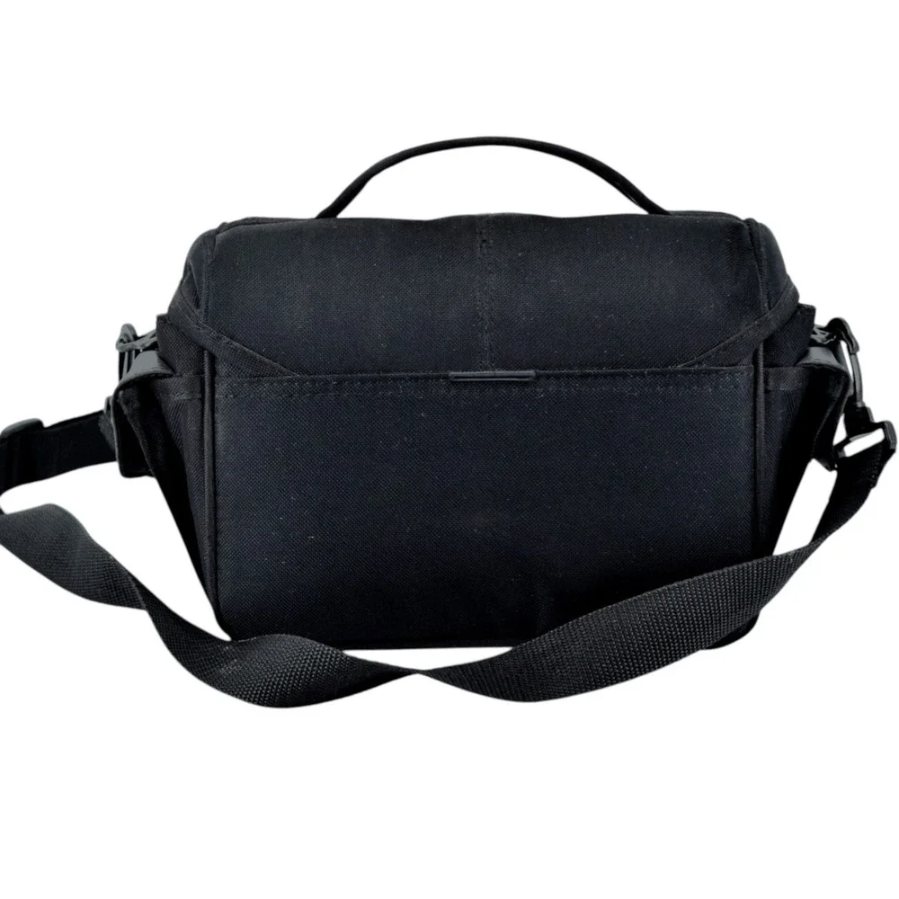 Tamrac TCB-50 Camera Bag Black Canvas Photo Video Case Adjustable Shoulder Strap